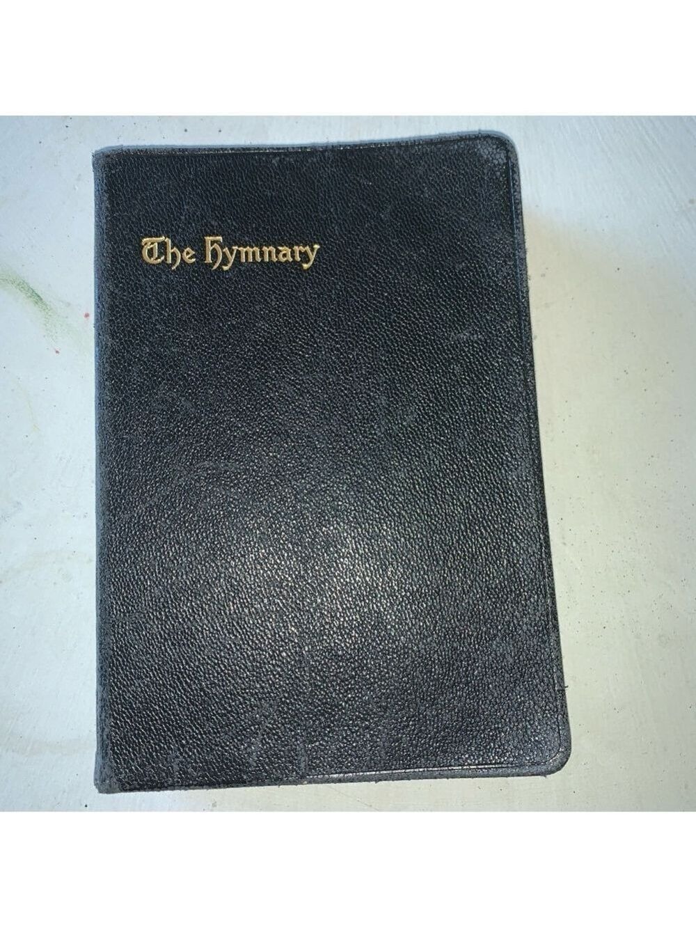 Vintage Hymnal Book - Black and Gold